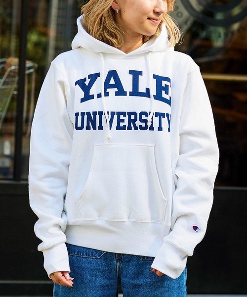 Champion Yale パーカー新品 CHAMPION/チャンピオン プルオーバーパーカー YALE リバース