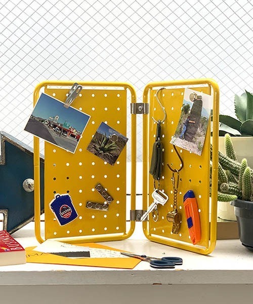 新品 ミニ ペグボード イエロー ダルトン マグネット インテリア 小物 雑貨 DULTON（ダルトン） インテリア MINI PEGBOARD/卓上 有孔ボード