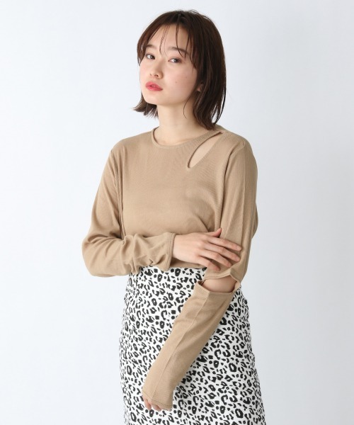 tシャツ Tシャツ カッティングトロミリブプルオーバー/943492|ZOZOTOWN |01