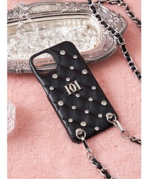 Darich キルティングビジューiPhoneケース