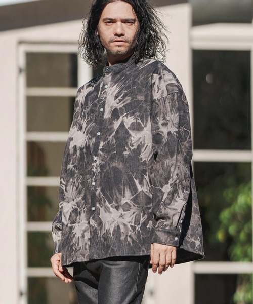 CAMBIO（カンビオ） シャツ ms5534- 11oz Bleach Processing Band