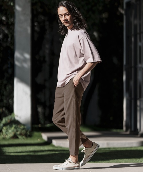 CAMBIO テーパードパンツ CAMBIO(カンビオ)】Vintage Like Stretch Corduroy Wide Tapered