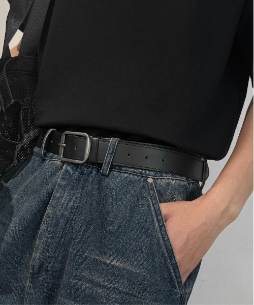ベルト　105ｃｍ　シルバーバックル　（おーの） BURNER ベルト 「OKUOKU 0909」ベルト belt シルバーバックル