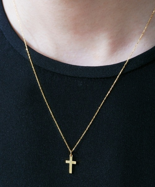 ネックレス 「les bonbon」　cross necklace　/  クロスネックレス レディースの画像