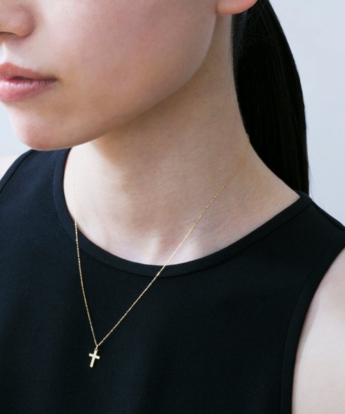 les bonbon ネックレス 「les bonbon」 cross necklace / クロス