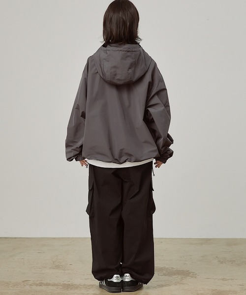 YOEL ビックフードアノラックジャケット