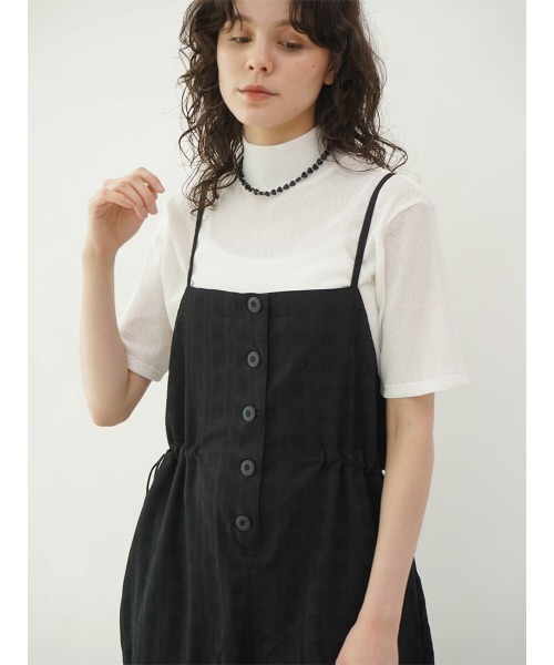 FIKA.（フィーカ） サロペット オーバーオール Front button cami