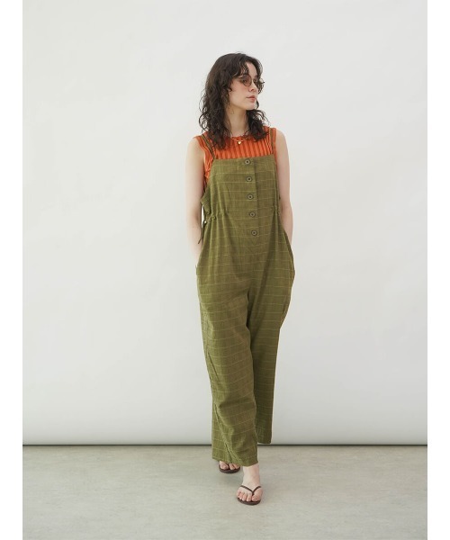 FIKA.（フィーカ） サロペット オーバーオール Front button cami
