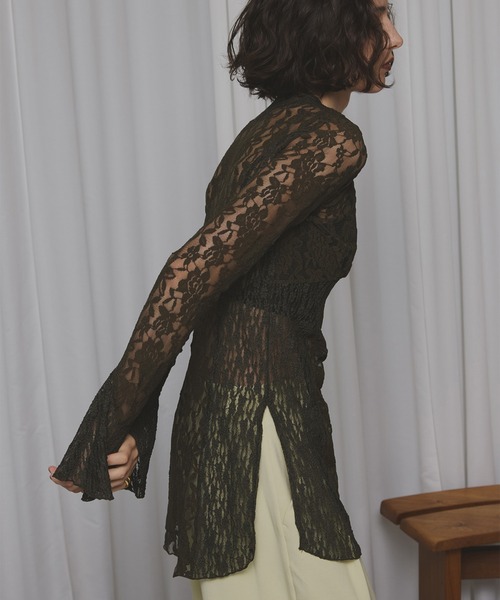 Ameri（アメリ） tシャツ COMBINATION LACE TOP レディース : ZOZOTOWN