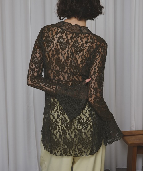 Ameri（アメリ） tシャツ COMBINATION LACE TOP レディース : ZOZOTOWN