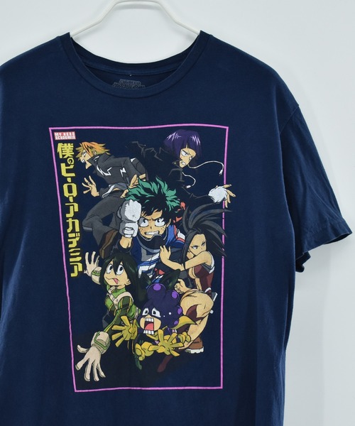 VINTAGE tシャツ 「ヴィンテージ古着」僕のヒーローアカデミア キャラ