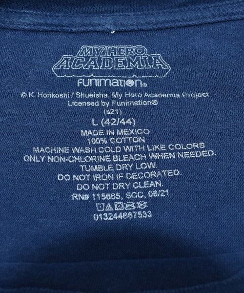 VINTAGE tシャツ 「ヴィンテージ古着」僕のヒーローアカデミア キャラ 