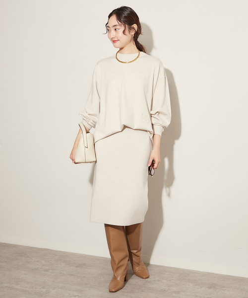 plage プルオーバー plage ニット セーター Embroidery Knit プルオーバー