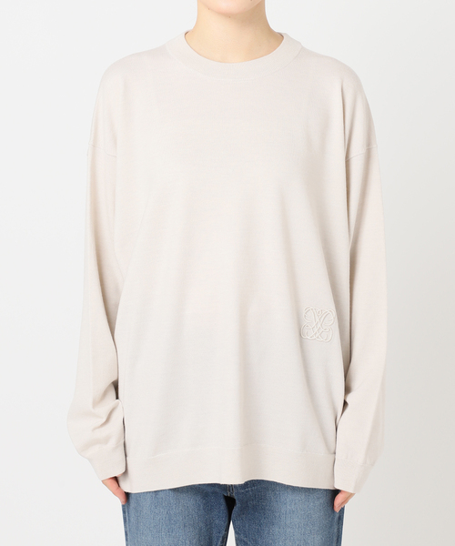 plage プルオーバー plage ニット セーター Embroidery Knit プルオーバー