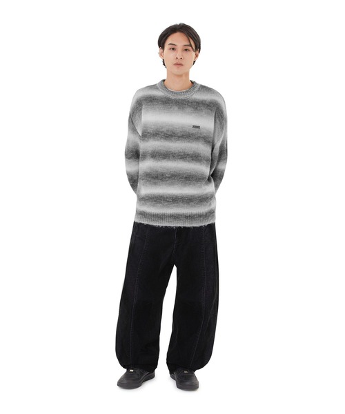 OY ニット セーター 「OY/オーワイ」 HAIRY GRADATION STRIPE