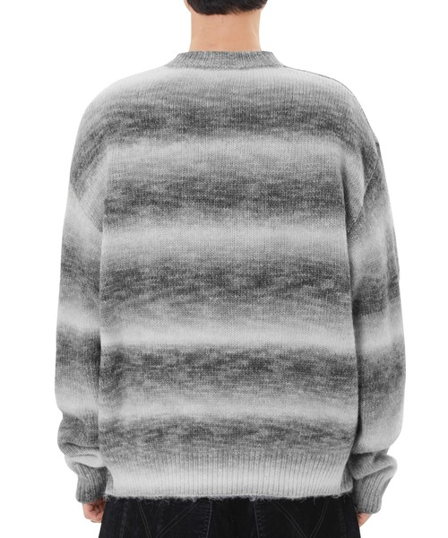 ニット セーター 「OY/オーワイ」 HAIRY GRADATION STRIPE KNIT/ヘアリーグラデーション ストライプニット レディース メ OY ニット セーター 「OY/オーワイ」 HAIRY GRADATION STRIPE