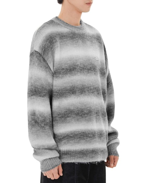 ニット セーター 「OY/オーワイ」 HAIRY GRADATION STRIPE KNIT/ヘアリーグラデーション ストライプニット レディース メ OY ニット セーター 「OY/オーワイ」 HAIRY GRADATION STRIPE