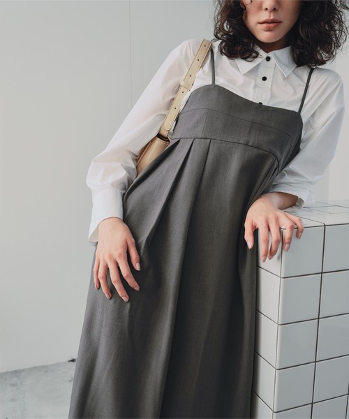 titivate ワンピース コクーンシルエットキャミソールワンピース