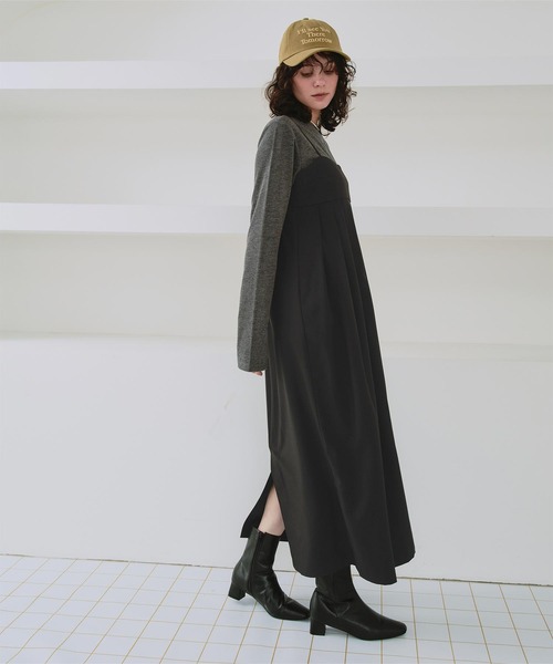 titivate ワンピース コクーンシルエットキャミソールワンピース