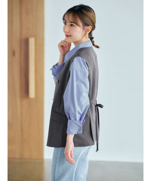 ベスト ジレ スタンダードジレ「低身長・小柄女性向け」 レディース スタンダードジレ【低身長・小柄女性向け】（ベスト）｜ST