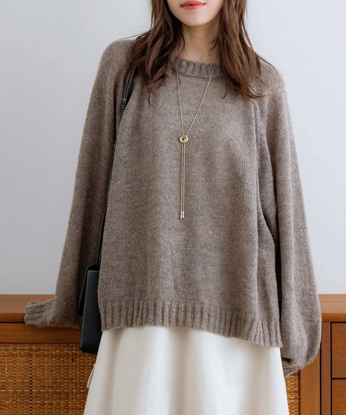 ✨美品✨2024モデル　エムエイチエル　ニット　セーター　洗える　アイボリー　Ｍ ✨美品✨2024モデル エムエイチエル ニット セーター 洗える