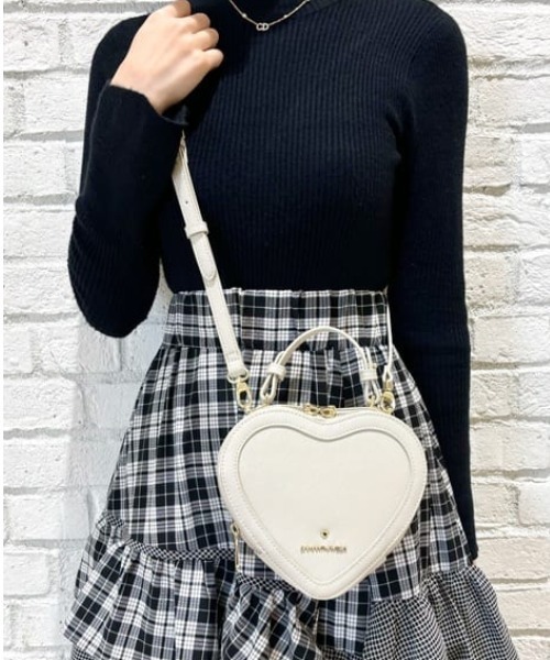 ハート型ショルダーバッグのおすすめ人気商品一覧 通販 - Yahoo