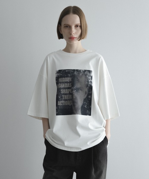 超歓迎された remer tシャツ loose graphic over Tee / ルーズグラフィック トップス