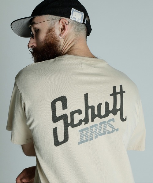 Schott ショット WASH T-SHIRT Schott BROS 半袖Tシャツ Schott N.Y.C tシャツ Schott/ショット/SNOWWASH T-SHIRT BROS