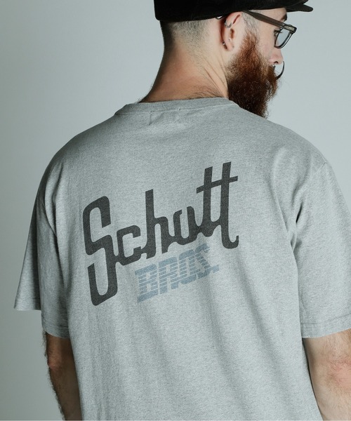 Schott N.Y.C tシャツ Schott/ショット/SNOWWASH T-SHIRT BROS
