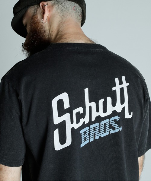 Schott ショット WASH T-SHIRT Schott BROS 半袖Tシャツ Schott N.Y.C tシャツ Schott/ショット/SNOWWASH T-SHIRT BROS