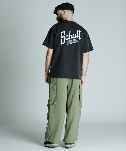 Schott ショット WASH T-SHIRT Schott BROS 半袖Tシャツ Schott N.Y.C tシャツ Schott/ショット/WORK LABEL POCKET T