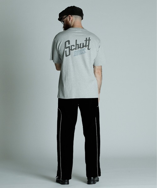 Schott ショット WASH T-SHIRT Schott BROS 半袖Tシャツ Schott N.Y.C tシャツ Schott/ショット/SNOWWASH T-SHIRT BROS