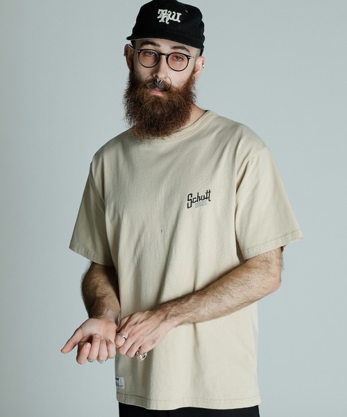 WASH T-SHIRT Schott BROS.／スノーウォッシュ Tシャツ ショットブロ Schott N.Y.C tシャツ Schott/ショット/SNOWWASH T-SHIRT BROS