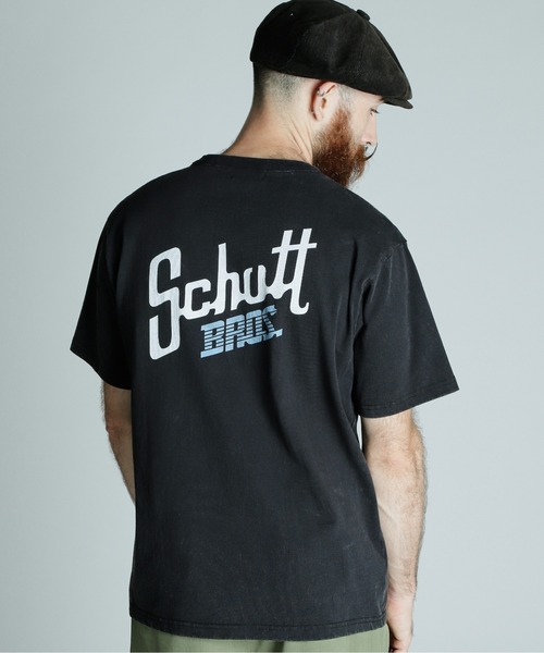 Schott ショット WASH T-SHIRT Schott BROS 半袖Tシャツ Schott N.Y.C tシャツ Schott/ショット/SNOWWASH T-SHIRT BROS