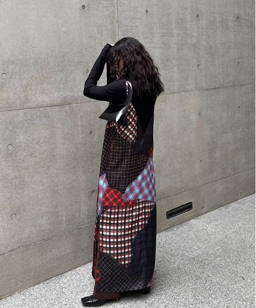 Ameri（アメリ） ワンピース TROMPE L'OEIL SET TOP CAMI DRESS