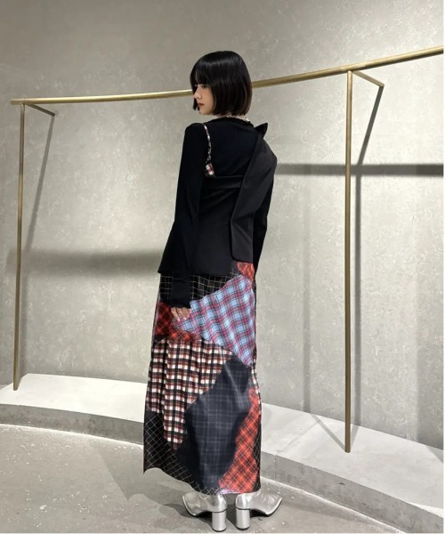 Ameri（アメリ） ワンピース TROMPE L'OEIL SET TOP CAMI DRESS