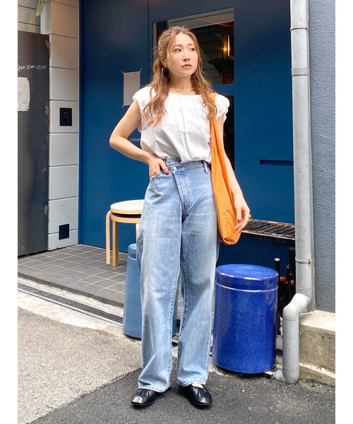 Ungrid ジーンズ デニム デニムパンツ リメイクデザインルーズ