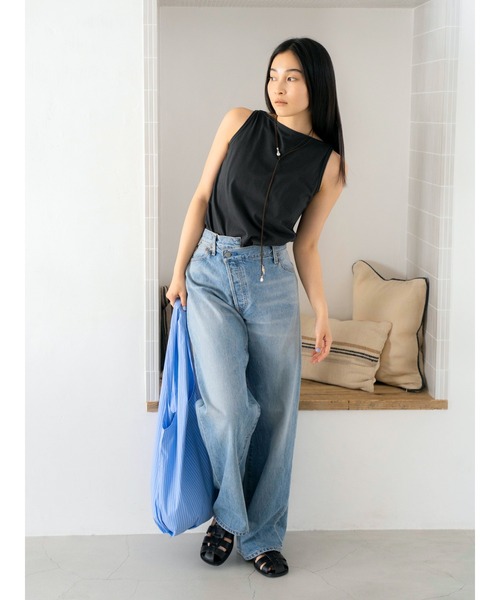 Ungrid リメイクデザインデニムパンツ リメイクデザインルーズデニム（デニムパンツ）｜Ungrid（アン
