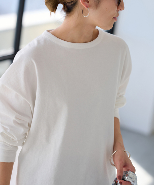 FRAMe WORK ロングTシャツ グラフィックロングスリーブTシャツ（Tシャツ/カットソー