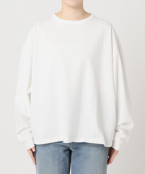 FRAMeWORK tシャツ ルーズスリーブロンT レディース : ZOZOTOWN