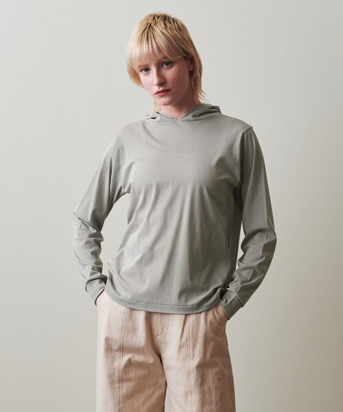 tシャツ 「Steven Alan」コットン フード プルオーバー レディース STEVEN ALAN tシャツ 「Steven Alan」コットン フード プル
