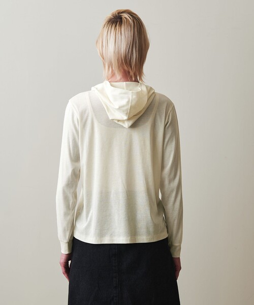 tシャツ 「Steven Alan」リンガー Tシャツ レディース STEVEN ALAN tシャツ 「Steven Alan」コットン フード プル