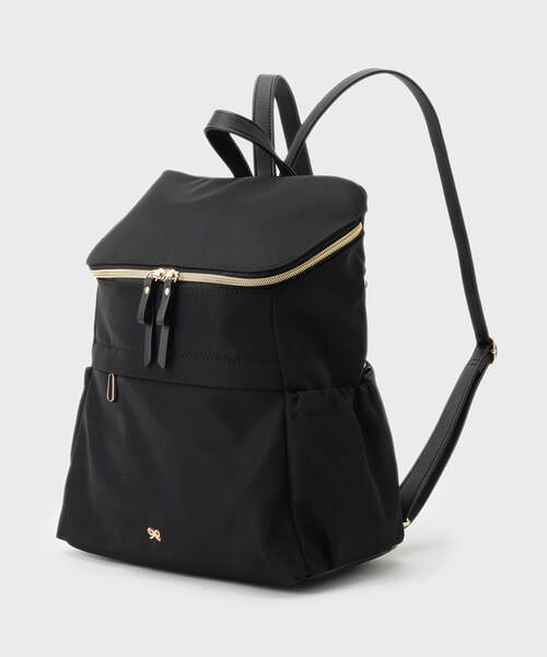 【美品】　familiar 飾りリボン付きチェック柄リュック ピンク／チェック柄レザー風ミニリュック – SUNHOSEKI
