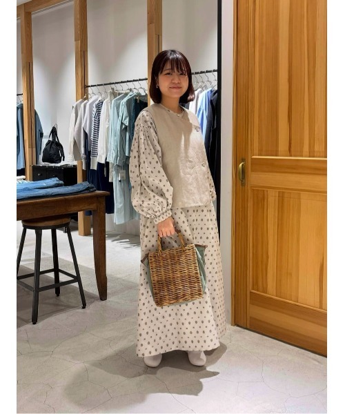 LOISIR ショルダーバッグ バッグ 「2WAY」異素材コンビスクエア
