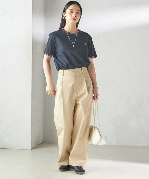 FRED PERRY tシャツ PERRY:M1588 TWIN TIPPED TEE レディース