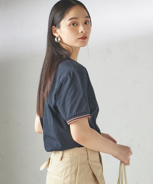 FRED PERRY tシャツ PERRY:M1588 TWIN TIPPED TEE レディース