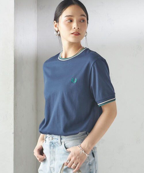 FRED PERRY（フレッドペリー） M1588 TWIN TIPPED Tシャツ / レディース トップス 半袖 M1588_TWIN TIPPED T-SHIRT 楽天市場】FRED PERRY（フレッドペリー） M1588 TWIN TIPPED T
