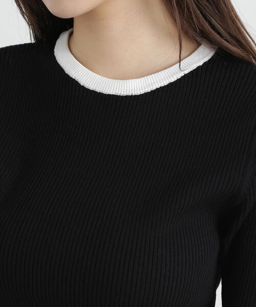 「PROPORTION BODY DRESSING」 長袖ニット SMALL ブラック レディース ヘンリーネックニット | PROPORTION BODY DRESSING
