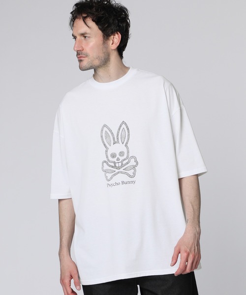 Psycho Bunny（サイコバニー） tシャツ 「WEB限定」ハンドライトロゴ
