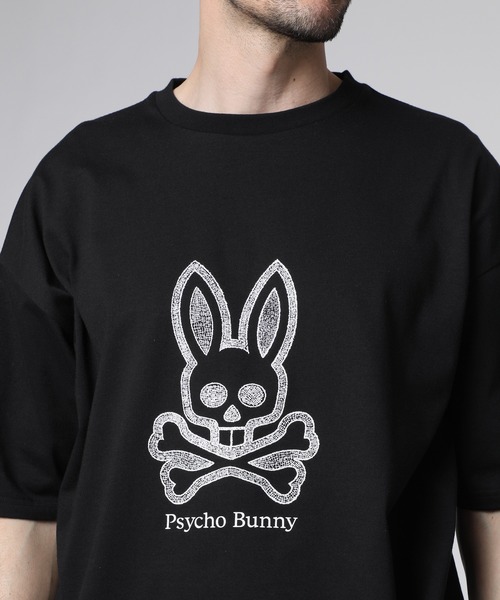 Psycho Bunny（サイコバニー） tシャツ 「WEB限定」ハンドライトロゴ